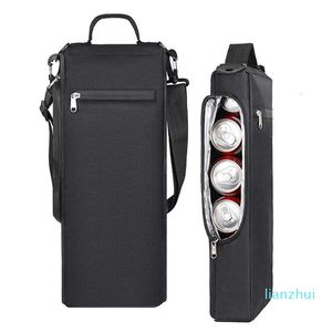 アイスバッグゴルフクーラーソフトサイド断熱缶に6パックの缶または2枚のワインボトルアウトドアスポーツドリンク