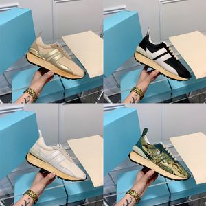 Classic Designer Men BUMPER SNEAKERS Luxury Top Class Casual Shoes Green Snakeskin Aapricot Beige Snake Famous Women Coupes Black White Trainers Sneakers Size 35-45