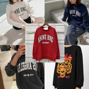 2023 Women's Hoodies Sweatshirts Women Loose Sweatshirt Letters Cotton Red Long Sleeve Casual Female Simple Pullovers Early