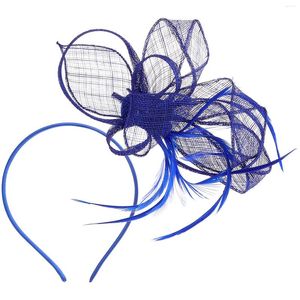 Bandanas Veil Hair Accessory Bride Headpieces Wedding Women Headdress Mesh Hat Banquet Fascinators Tea Party Headband