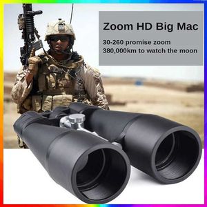 Telescope Binoculars 30-260X Zoom Moon HD 4K Powerful Binoculars Long Range Metal Military Professional Tescope Hunting Low Light Night Vision For HKD230627