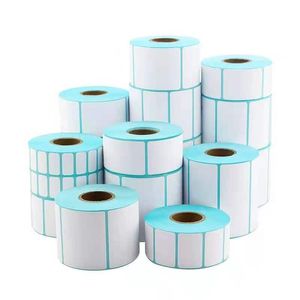 Paper Thermal SelfAdhesive Label Sticker Paper Supermarket Price Blank Barcode Label Direct Print Waterproof Print Supplies Various s