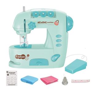 Tools Workshop Mini Sewing Machine Portable Handheld Stitch Sew Nedlework Cordless Clothes Tyger Hand Symaskiner Tillbehör 230626