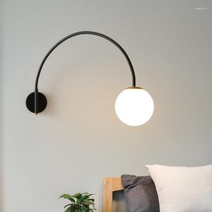 Настенные светильники Современный светодиодный декор Luminaria Candles Swing Arm Light Dorm Room Rustic Home Ванная комната Ретро