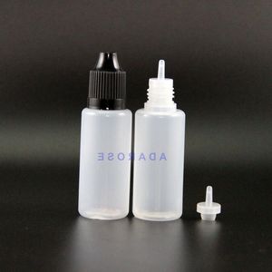 100 Pcs 15ML Plastic Dropper Bottles With Child Proof safe Caps & Tips Vapor Squeezable bottle long nipple Nfohu