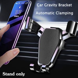 Car Holder For Phone Air Vent Clip Mount Mobile Cell Stand Smartphone GPS Support For iPhone 13 12Pro Max Samsung