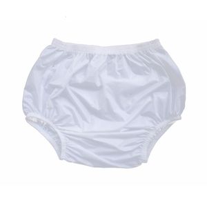 Stoffwindeln ABDL Haian Erwachsenen-Inkontinenz-Slips zum Überziehen aus Kunststoff, Farbe Weiß, 3er-Pack 230626