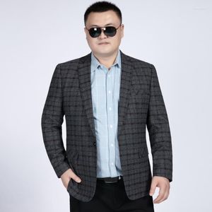 Ternos masculinos plus size 8XL 7XL 6XL 4XL 2023 primavera outono luxo masculino blazers marca de moda alta qualidade ajuste fino terno chinês