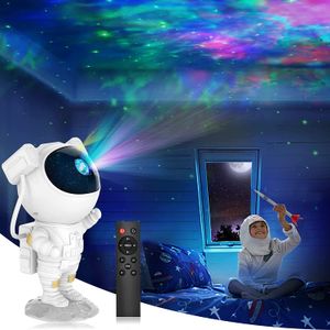 Star Projector Galaxy Night Light - Astronauta Projektor kosmiczny, Lampa LED Gwiezdna Mgławica z timerem i pilotem, dekoracje pokoju dziecięcego, prezenty na Boże Narodzenie