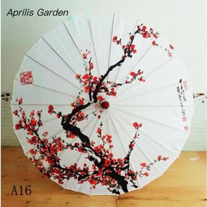 Gear Silktyg Kvinnor Paraply Japanese Cherry Blossoms Ancient Dance Paraply Dekorativ paraply Kinesisk stil Oljepapper Paraply