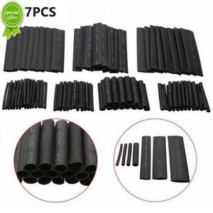New 127pcs Heat-shrink Tubing Kit Thermoresistant Tube Heat Shrink Wrapping Kit Electrical Connection Wire Cable Insulation Sleeving