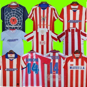2004 2005 Retro Madrids Soccer Jerseys 10 11 13 14 15 94 95 96 97 Atletico Vintage F. Torres Football Shirts Simeone Esnaider David Villa Koke Godin Diego Costa Forlan Kun