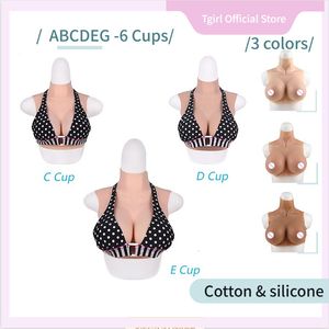 Breast Form Tgirl Fake Boobs Silicone Breasts Forms Men Wear Chestplate Sexy Huge Tit for Crossdresser Transgender Drag Sissy Cosplay Chest 230626