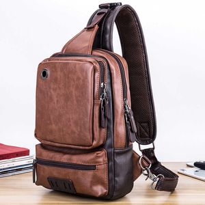 Fashion Men's belt Bag Casual Shoulder Messenger Bag Outdoor Sports Chest Bag Large Capacity Chest Bag 230615