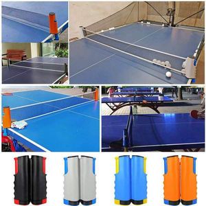 Tabelltennisnätstolpar bärbara var som helst infällbart bordtennisnät kan sträcka sig till 170 cm 4 färger för att välja ping pong post net rack för alla bord 230626