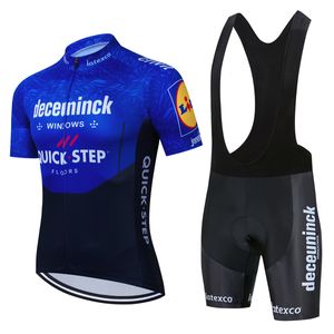 Set di maglie da ciclismo Deceuninck QuickStep Set di maglie da ciclismo MTB Maillot Abbigliamento da ciclismo estivo Camicie da bici da strada Tuta da bicicletta Top Ropa Ciclismo 230626