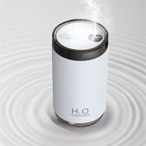 Luftfuktare bärbara maneter ring luft luftfuktare USB hem ultraljud aromaterapi diffusor med varm nattljus 250 ml mini fuktigador 230627
