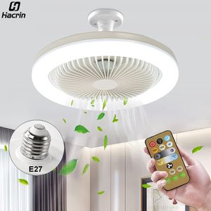 Other Home Garden Ceiling Fan With Lights Remote Control E27 Converter Base 30W Smart Remote Control Ceiling Fan With LED Lighting For Living Room 230626