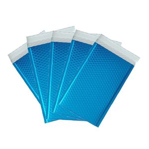 Mailers 100pcs matowa niebieska koperta bąbelkowa aluminiowa pianka torby wysyłkowe Władze Wyściełane koperty Pakowanie Pakowanie Pakowanie Bubble Mailers 14 wielkości