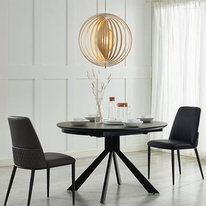 Pendelleuchten Nordic Lampe Holz Hängeleuchte 40/50/60 cm Deckenleuchter für Restaurant Home Esszimmer Dekor Beleuchtungskörper