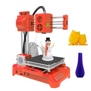 Yazıcı EasyThreed Mini Masaüstü 3D Yazıcı Çocuklar için 3D Yazıcı 100x100x100mm Baskı Boyutu Isıtmalı Yatak Yok Oneekey PLA Filament ile Yazdırma