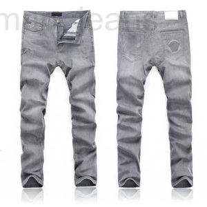 Jeans da uomo firmati Mens For Guys Rip Slim Fit Skinny Man Pants Patch di stelle arancioni che indossano Biker Denim Stretch Cult Motorcycle Trendy Long