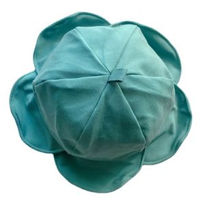 Cappello da pescatore da donna Design a forma di petalo Cappello da pescatore tinta unita con protezione solare per l'uso quotidiano Escursionismo da viaggio