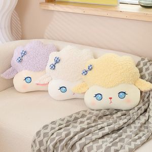 Peluche Cuscini Cuscini 45 CENTIMETRI di Alta Qualità Pecora Peluche Coperta Agnello Bambola Cuscino Giocattoli per la Camera Dei Bambini Decor Presente 230628