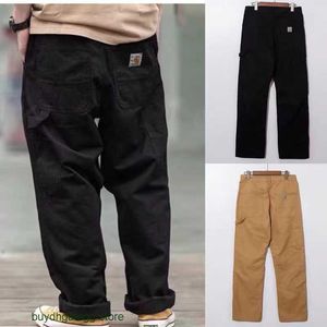 Vifk Fashion Pantaloni da uomo e da donna Tooling Brand Carhart New Autunno Inverno Salopette Multi tasche Sciolto Dritto Casual