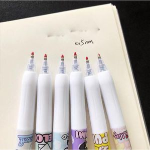 Pens 36 pcs/lot Creative Cat Dog Press Gel Pen Set Cute 0.5mm Black Ink Pens Stationery Gift Office School Supplies wholesale