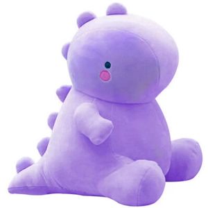 Peluş Yastıklar Minderler 2225cm Yumuşacık Dinozor Bebek Oyuncak Oturan Yumuşak Dino Peluş Renkli Küçük Karikatür Kawaii Hayvan Peluche Çocuk Doğum Günü 230628