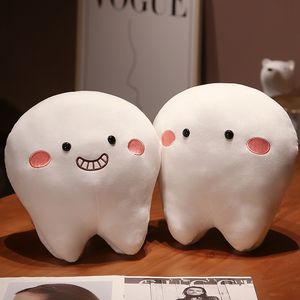 Travesseiros De Pelúcia Almofadas 2535cm Almofada Dentes Bonito Squishy Emocional Branca Almofada Pequena Almofada Dente De Pelúcia Criativa Humana Oral Peluche Presente 230628