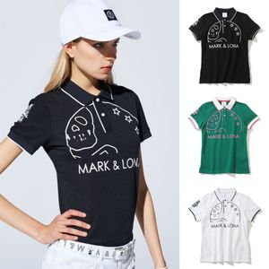 Other Sporting Goods Ladies Golf Shirts Summer Short Sleeves High Quality Printed Polo Quickdry Sports Tops May 26th shipment 230627