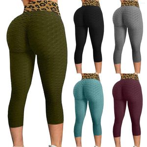 Aktif Pantolon Spor Kadın Spor Tayt Bel Baskı Rahat Moda Yoga Yüksek Boy Erkek Spor Salonu Seksi