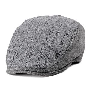 LDSLYJR осень-зима акриловые однотонные кепки для газетчиков плоские кепки мужские и женские береты для художников 100