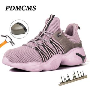 Boots Pdmcms Work Men Indestructible Steel Toe Shoes Safety Boot Women Sneakers Anti puncture Working Drop 230628