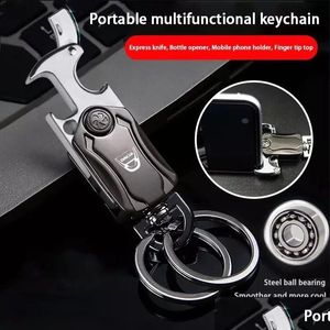 Abridores Mtifuncionais Abridor de Garrafas Giroscópio Chaveiro Carta Mens Carro Cintura Fivela Personalizado Negócios Chaveiro Drop Delivery Home Gar Dhuqy