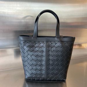 10A Üst Seviye Çoğaltma BV'nin Tasarımcı Tote Çanta Intrecciato Cowhide Deri Örgü 23cm Kadın Çanta Lüks Moda Omuz Çantası Toz Bag Ücretsiz Kargo VV055