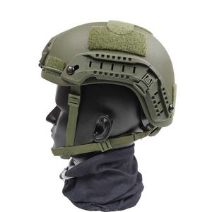 戦術ヘルメット高速ヘルメットミリタリーヘルメットエアソフトMH戦術ヘルメットカモフラージ屋外戦術鎮痛剤CS SWATライディング装備HKD230628