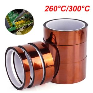New 33m Gold High Temperature Heat BGA Tape Thermal Insulation Tape Electronics Board Protection Polyimide Adhesive Insulating Tape