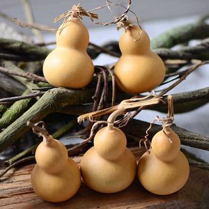 Torkade blommor 2st/3-7 cm Nature Bottle Gourd Eternelle Life Real Plant for Wedding Party Home Decoration Accessories Christmas Gift