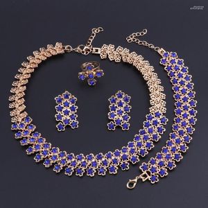 Necklace Earrings Set OEOEOS Fashion African Costume Jewelry Wedding Jewellery Sets For Women Nigerian Beads