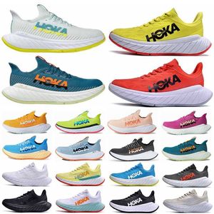 2023 Hoka Carbon X2 X3 حذاء الجري تشالنجر 7 Hokas أحذية نسائية أزرق مرجاني أسود شراع منتفخ حار كورال ديفا أزرق حمضيات أسود أبيض رياضي رجالي أحذية رياضية