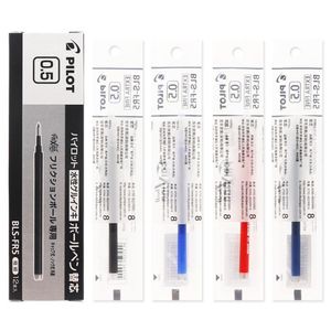 الأقلام 24 PCS Pilot Hot Erasable Frixion Water Rechill BLSFR7 GEL PEN 0.7 مم/0.5 مم يستخدم LFBK23ER/23F