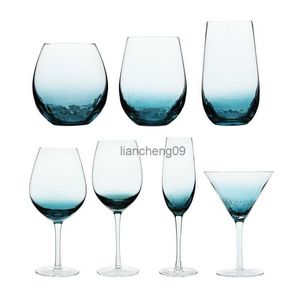 Ice Crack Weinglas Küchenutensilien Water Grap Champagnergläser Bordeaux Hochzeitsfeier Geburtstagsgeschenk Bubble Glass Goblet Cup L230620