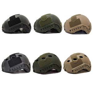 Тактические шлемы Тактический шлем Fast PJ Type Airsoft Пейнтбол Стрельба Военные шлемы Военная армия Боевая голова Защитное снаряжениеHKD230629