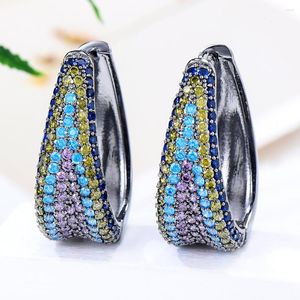 Dangle Earrings Soramoore 2 Colors Luxury Original High Quality Cubic Zirconia European Wedding Party Show Gift Jewelry