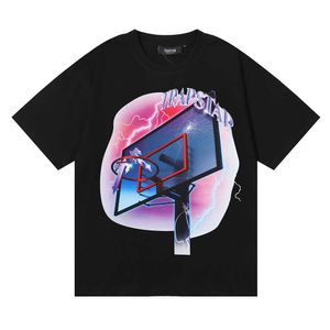 トラップスター半袖Tシャツ女性100コットンTシャツとプリントストリートウェアヒップホップTシャツヨーロッパとアメリカのウェア