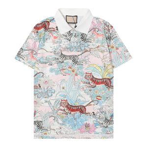 2023 Italien designer polo skjorta för män lyxiga polos casual t-shirt broderade brev mode high street m-xxxl ad21