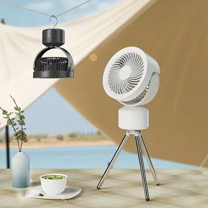 1pc Camping Fan With LED Lantern, Desk Fan For Camping Office Fishing